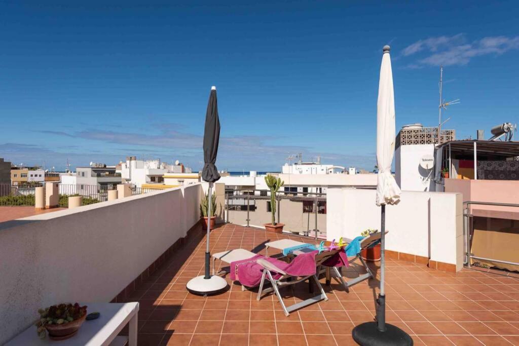 Ferienwohnung Arguineguin, En El Casco Marinero Con Sol Todo El Ano Exterior foto